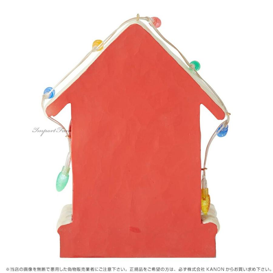 ジムショア スヌーピー ウッドストック 犬小屋 ライト クリスマス