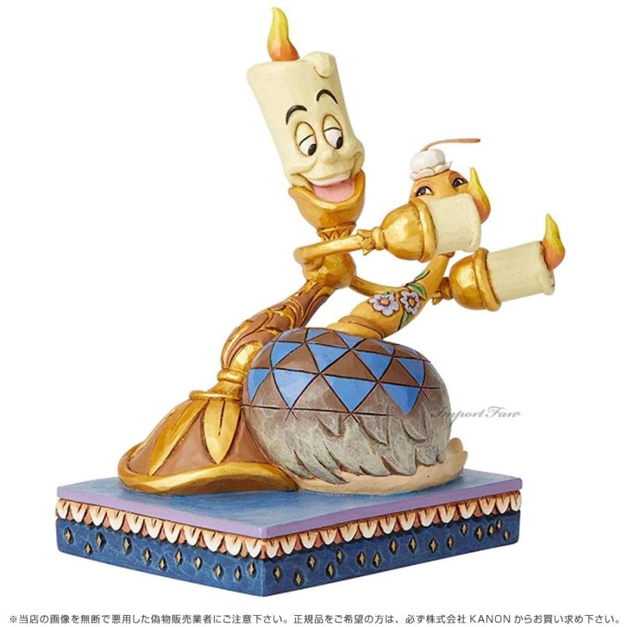 ジムショア ルミエール フェザーダスター ロマンチックなダンスのひとときを 美女と野獣 ディズニー 6002814 Lumiere & Feather Duster Disney Beauty and T｜importfan｜04