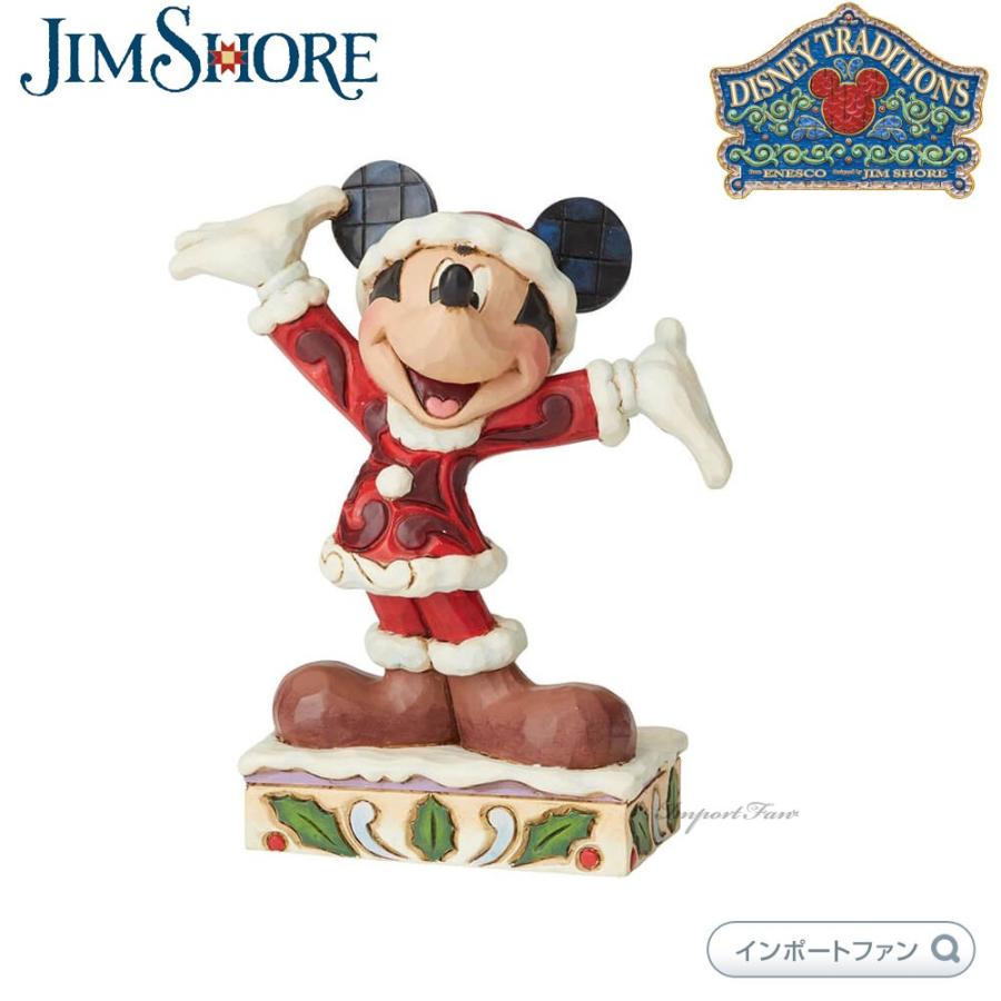 ジムショア ミッキー クリスマス パーソナリティ サンタクロース Mickey Christmas Personality Jimshore Jim インポートファン 通販 Yahoo ショッピング