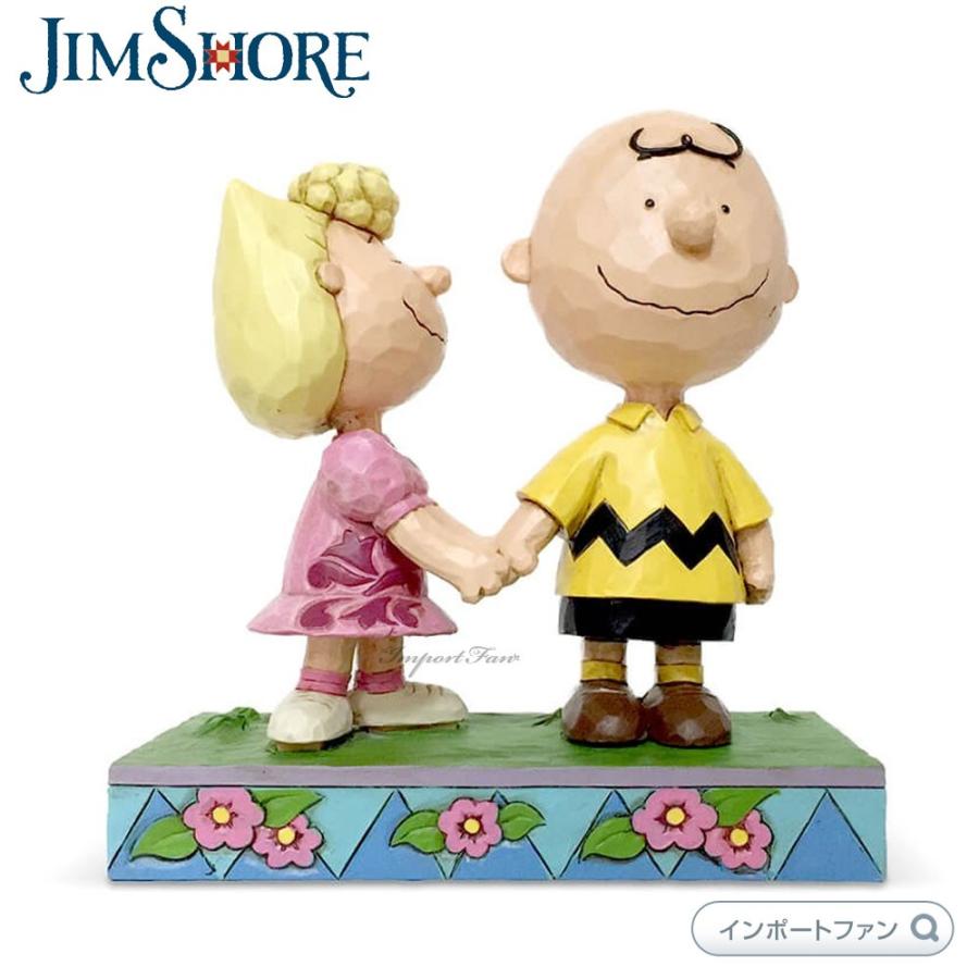 ジムショア チャーリーブラウン サリー 仲良し 兄妹 スヌーピー ピーナッツ Charlie Brown And Sally Snoopy Peanuts Jimshore Jim インポートファン 通販 Yahoo ショッピング