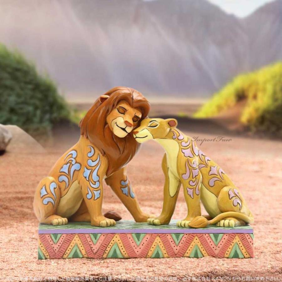 Disney（ディズニー） ジムショア 寄り添う シンバ ＆ ナラ ライオン