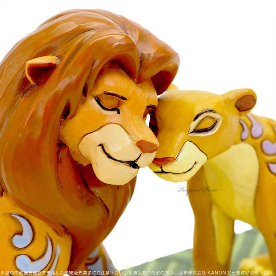 Disney（ディズニー） ジムショア 寄り添う シンバ ＆ ナラ ライオン