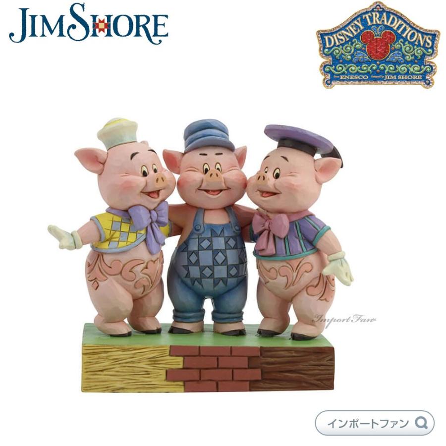 ジムショア 三匹の子ぶた ディズニー Three Little Pigs Jimshore Jim インポートファン 通販 Yahoo ショッピング