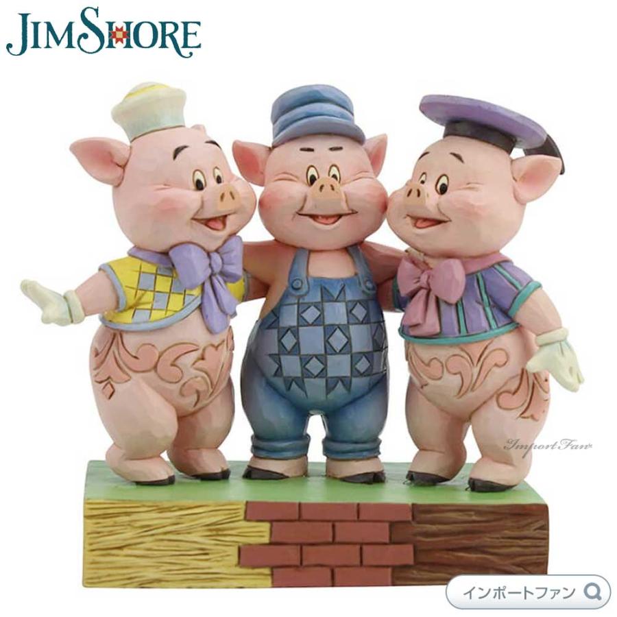 ジムショア 三匹の子ぶた ディズニー Three Little Pigs Jimshore Jim インポートファン 通販 Yahoo ショッピング