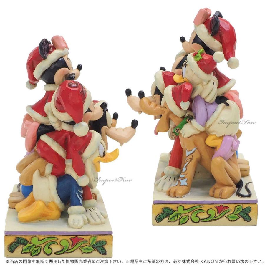 ジムショア ミッキー＆友達 ピラミッドクリスマス ミニー ドナルド グーフィー ディズニー 6007063 Christmas Mickey & Friends Disney JimShore □｜importfan｜03