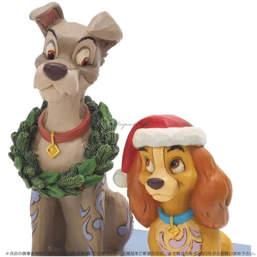 ジムショア レディ トランプ クリスマス わんわん物語 愛 ディズニー Christmas Lady Tramp Decked Out Dogs Disney Traditions Jimshore ク Jim インポートファン 通販 Yahoo ショッピング
