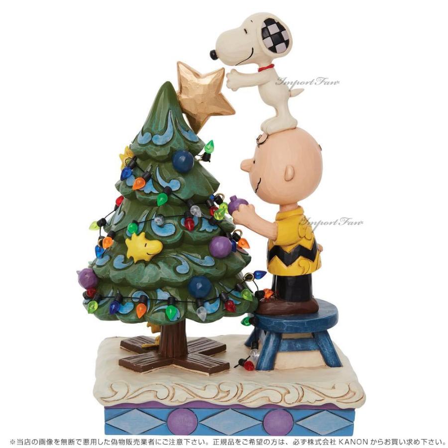 ジムショア スヌーピー＆チャーリーブラウン デコレーション クリスマス ピーナッツ 6010321 Charlie Brown & Snoopy Decorat JimShore □_1