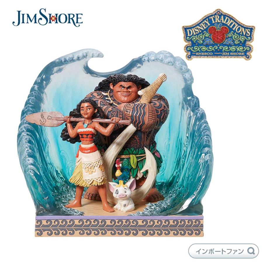 Disney（ディズニー） ジムショア モアナ マウイ 波のシーン モアナと