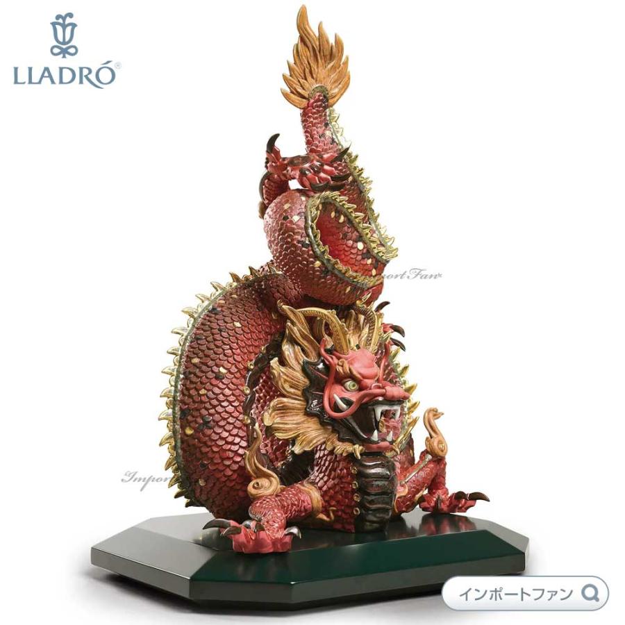 LLADRO リヤドロ 守護龍 辰 ドラゴン レッド 世界限定製作888体 LLADRO リヤドロ 守護龍 辰 ドラゴン レッド 世界限定製作888体