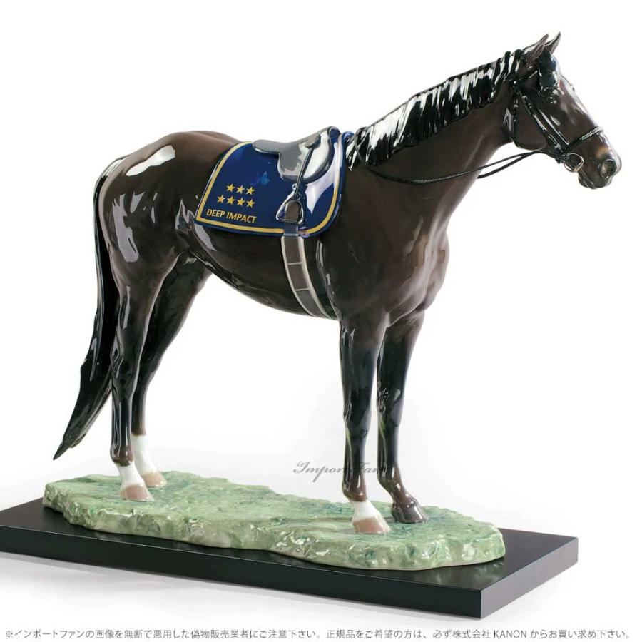 LLADRO 銘馬 ディープインパクト 馬 置物 01009184 ギフト プレゼント