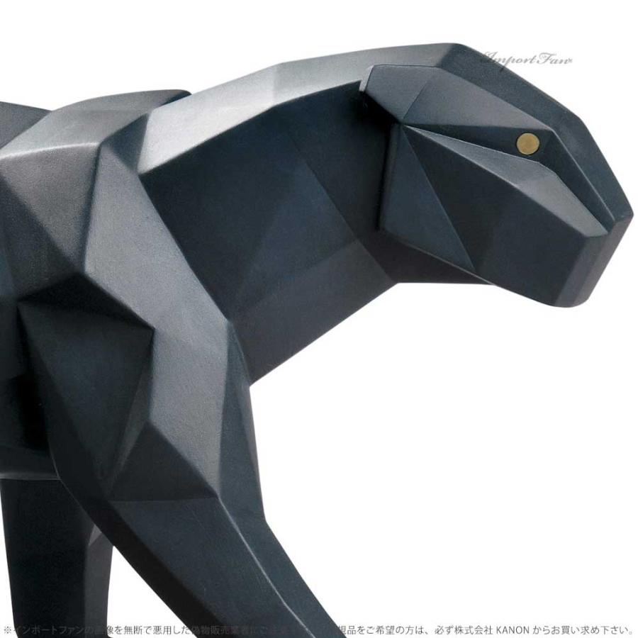 LLADRO（リヤドロ） 折り紙 パンサー Origami マットブラック 豹