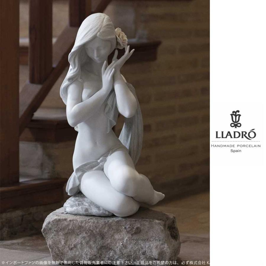 LLADRO（リヤドロ） 月灯りの夜に ホワイト 女性 限定制作数1000体