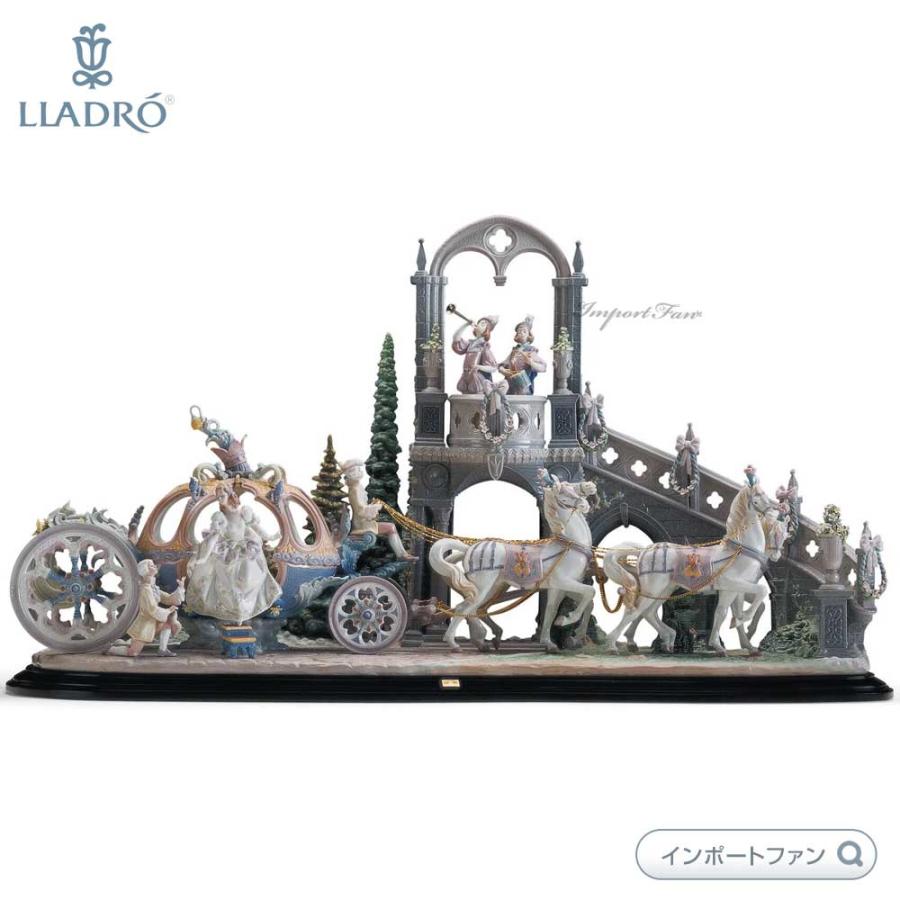 LLADRO リヤドロ シンデレラ 王宮への一歩 限定制作数1500点 LLADRO リヤドロ シンデレラ 王宮への一歩 限定制作数1500点