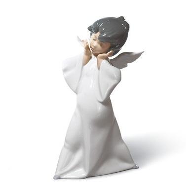 熱い販売 リヤドロ □ 日本未発売 LLADRO 01004959 ANGEL MIME 少女 天使 オブジェ、置き物