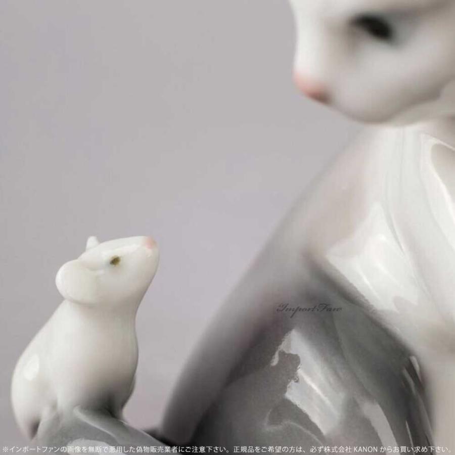 LLADRO リヤドロ 驚いた仔猫ちゃん ネコ ネズミ 置物 01005236 LLADRO リヤドロ 驚いた仔猫ちゃん ネコ ネズミ 置物 01005236