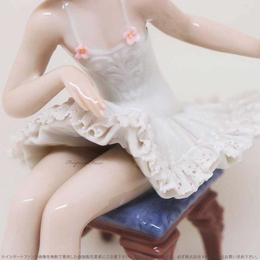 LLADRO リヤドロ 出番前のおさらい バレリーナ 少女 置物 LLADRO リヤドロ 出番前のおさらい バレリーナ 少女 置物