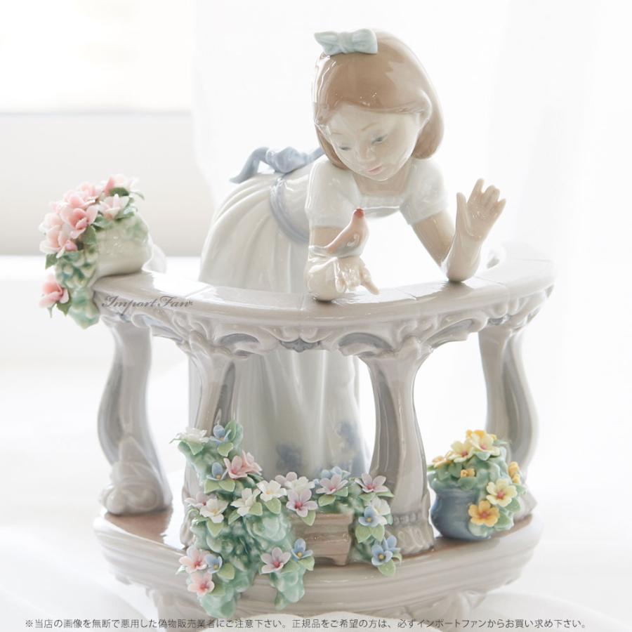 LLADRO リヤドロ バルコニーの朝 Morning song 少女 小鳥 花 LLADRO リヤドロ バルコニーの朝 Morning song 少女 小鳥 花