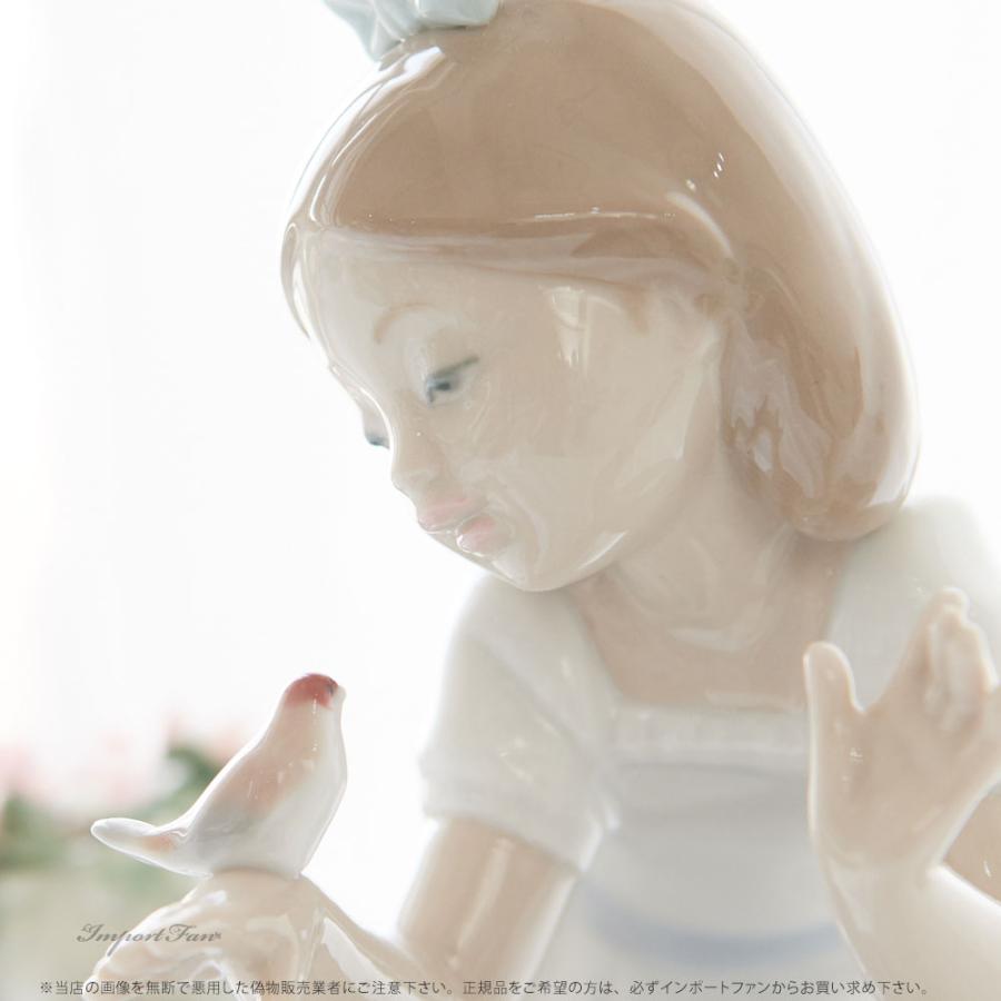 LLADRO リヤドロ バルコニーの朝 Morning song 少女 小鳥 花 LLADRO リヤドロ バルコニーの朝 Morning song 少女 小鳥 花
