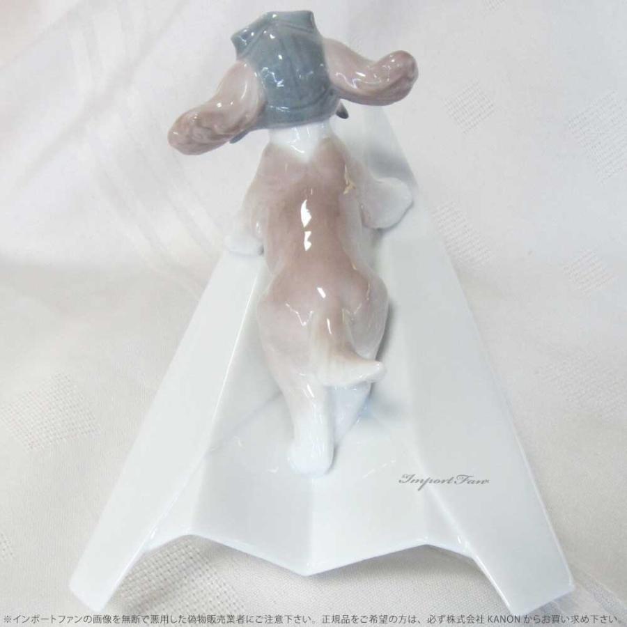 LLADRO リヤドロ 可愛いパイロット 紙飛行機 犬 置物 01006574 LLADRO リヤドロ 可愛いパイロット 紙飛行機 犬 置物 01006574