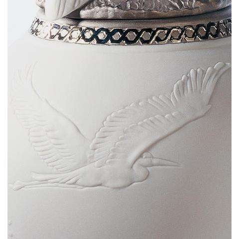 LLADRO リヤドロ サギの王国 花瓶 リデコ 白鷺 置物 01007052 LLADRO リヤドロ サギの王国 花瓶 リデコ 白鷺 置物 01007052