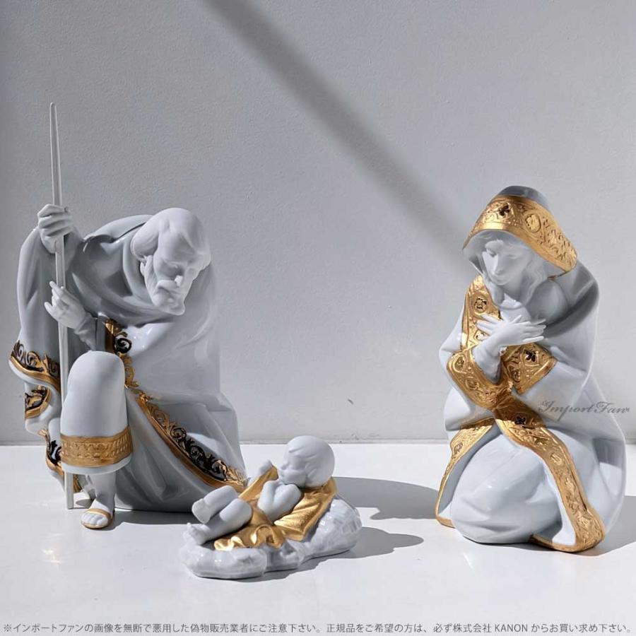 lladro セット箱付き木製3点