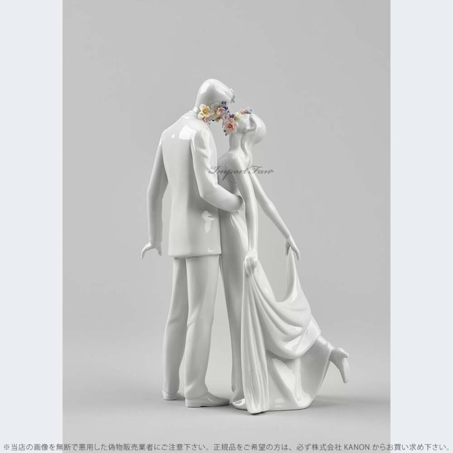 リヤドロ LOVE 愛 芽ばえる 夫婦 カップル 男性 女性 花 結婚 ウェディング 01007231 LLADRO Love I □の画像