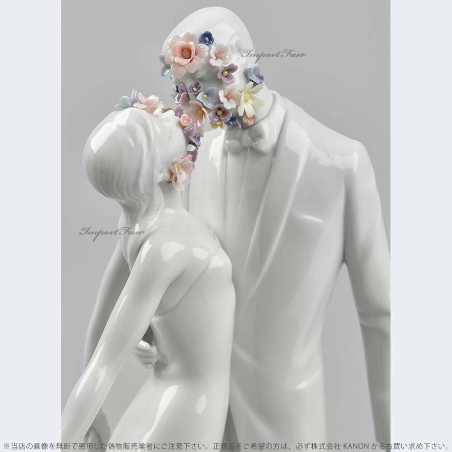 リヤドロ LOVE 愛 芽ばえる 夫婦 カップル 男性 女性 花 結婚 ウェディング 01007231 LLADRO Love I □の画像