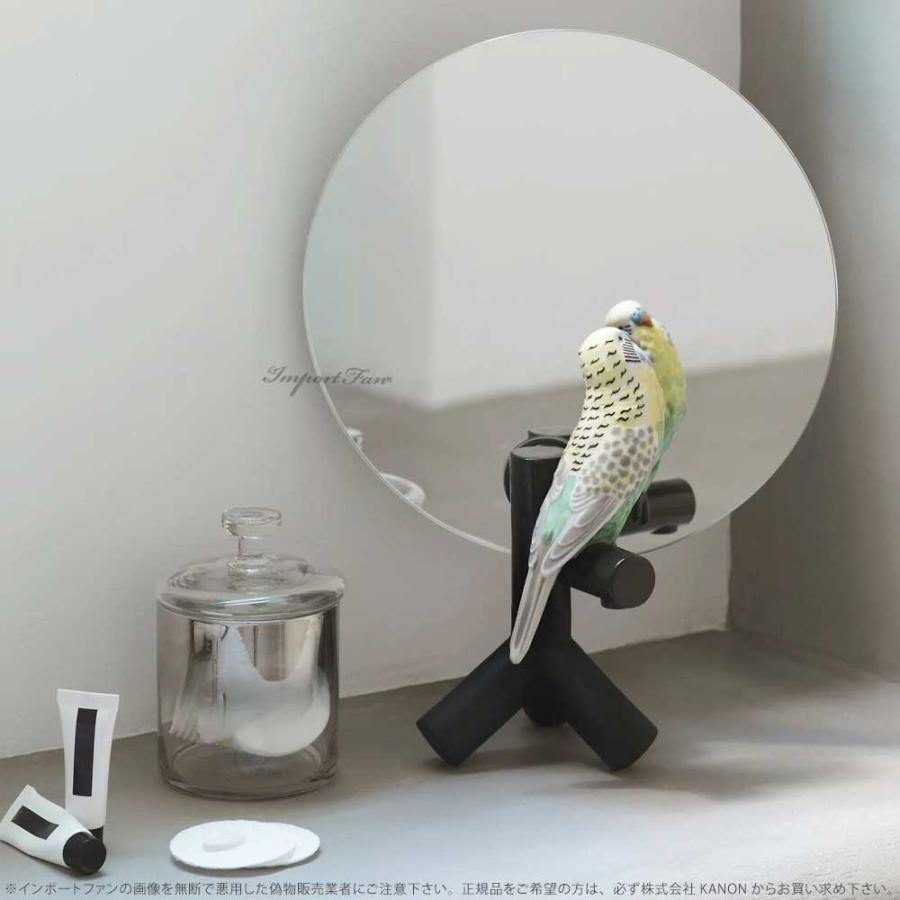 リヤドロ やさしい夢 卓上 ミラー インコ 鏡 01007849 LLADRO ギフト プレゼント  □の画像