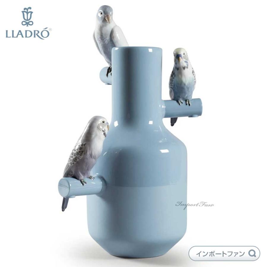LLADRO リヤドロ インコたちのパレード フラワーベース 花瓶 LLADRO リヤドロ インコたちのパレード フラワーベース 花瓶