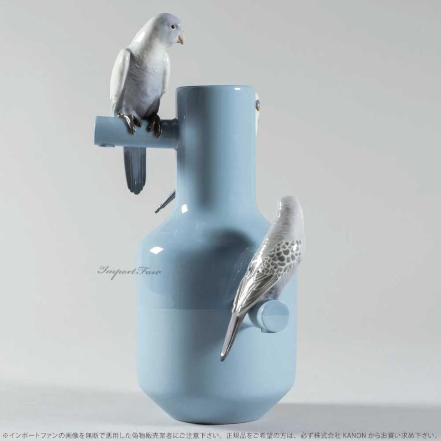 LLADRO リヤドロ インコたちのパレード フラワーベース 花瓶 LLADRO リヤドロ インコたちのパレード フラワーベース 花瓶