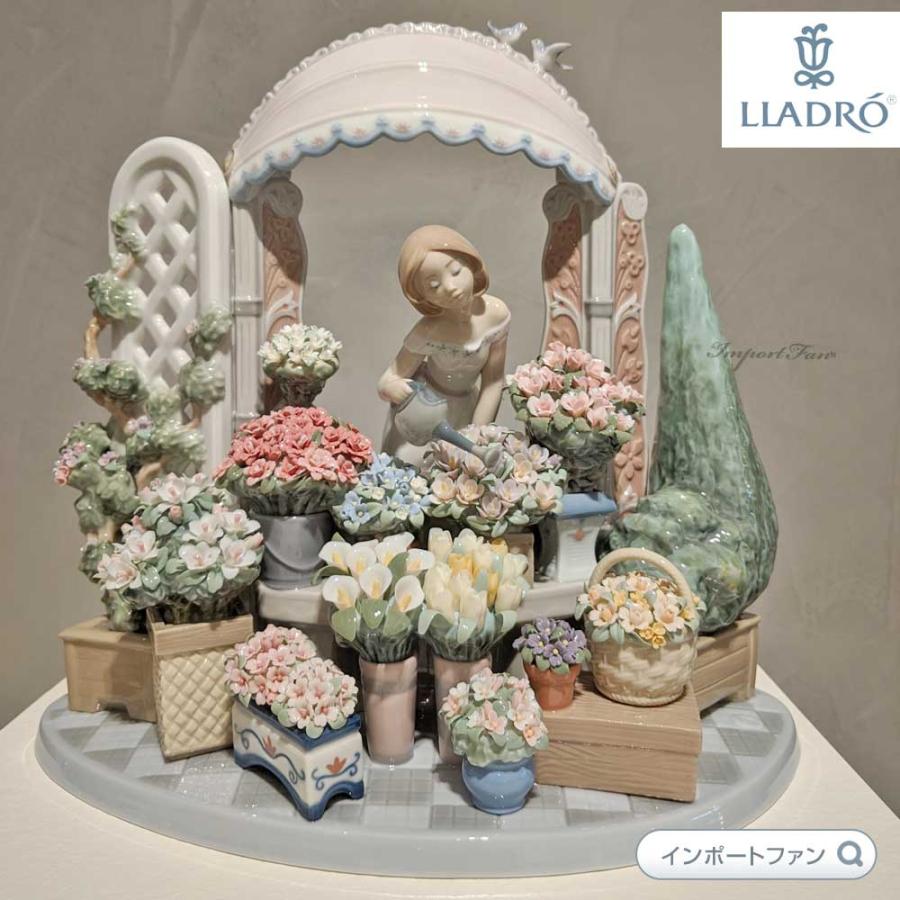 リヤドロ ロマンティックな朝 花 女性 置物 01008250 LLADRO ギフト