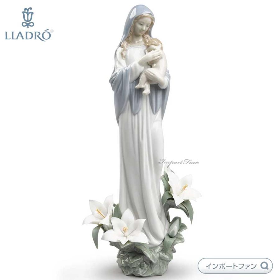 LLADRO リヤドロ 聖なる母 聖母 マリア ユリ 百合 01008322 LLADRO リヤドロ 聖なる母 聖母 マリア ユリ 百合 01008322