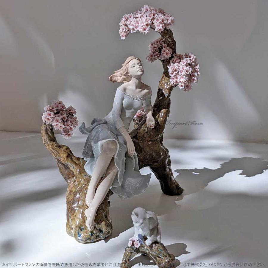 LLADRO リヤドロ 桜の樹の下で 少女 花見 世界限定制作2000体 LLADRO リヤドロ 桜の樹の下で 少女 花見 世界限定制作2000体