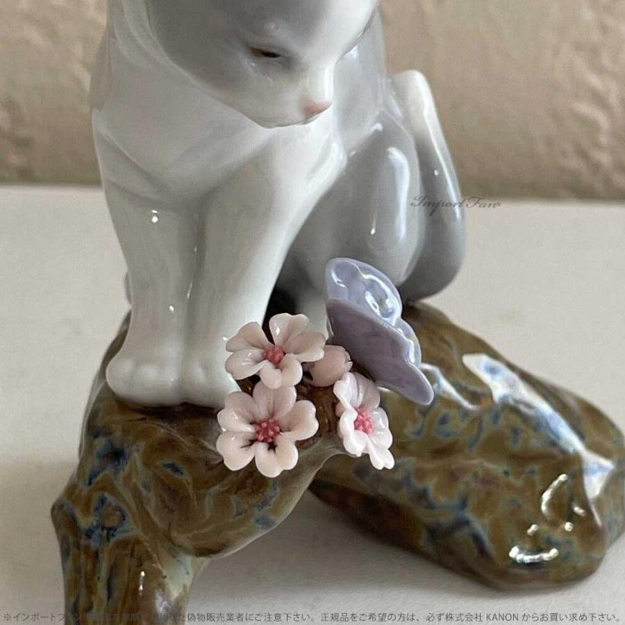 LLADRO リヤドロ 桜の咲く頃 ネコ 仔猫 桜 サクラ 蝶 チョウ LLADRO リヤドロ 桜の咲く頃 ネコ 仔猫 桜 サクラ 蝶 チョウ