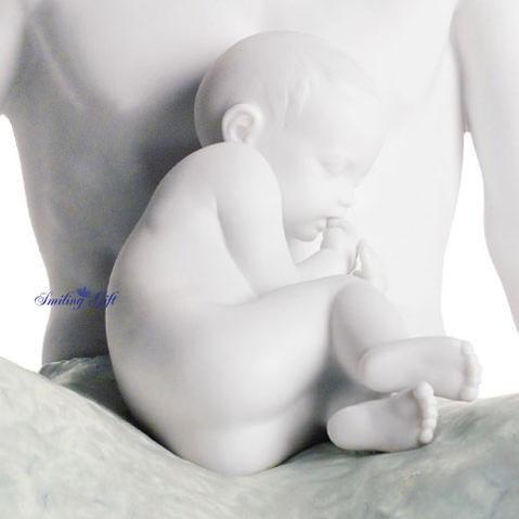 リヤドロ 家族の愛 父子 親子 パパ 赤ちゃん 置物 01008407 LLADRO 息子 ギフト プレゼント  □の画像