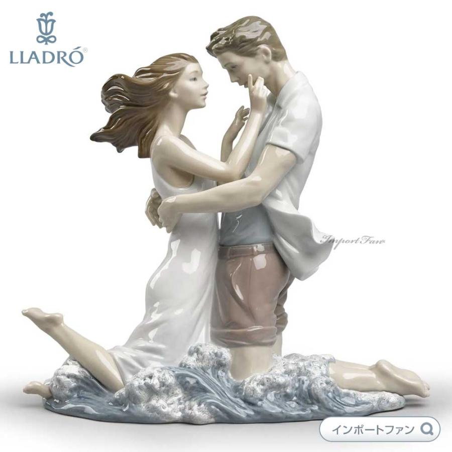LLADRO リヤドロ 優しい波に包まれて 海 恋人 置物 01008473 LLADRO リヤドロ 優しい波に包まれて 海 恋人 置物 01008473