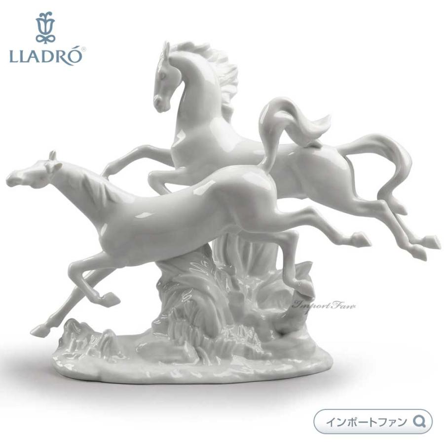 LLADRO リヤドロ 駆ける馬 ホワイト ウマ 午 干支 置物 01008682 LLADRO リヤドロ 駆ける馬 ホワイト ウマ 午 干支 置物 01008682