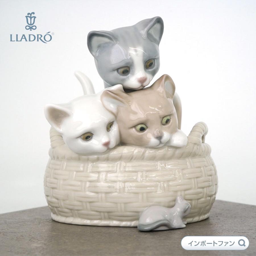 LLADRO リヤドロ 見いつけた CURIOUS KITTENS 猫 ネコ ネズミ LLADRO リヤドロ 見いつけた CURIOUS KITTENS 猫 ネコ ネズミ