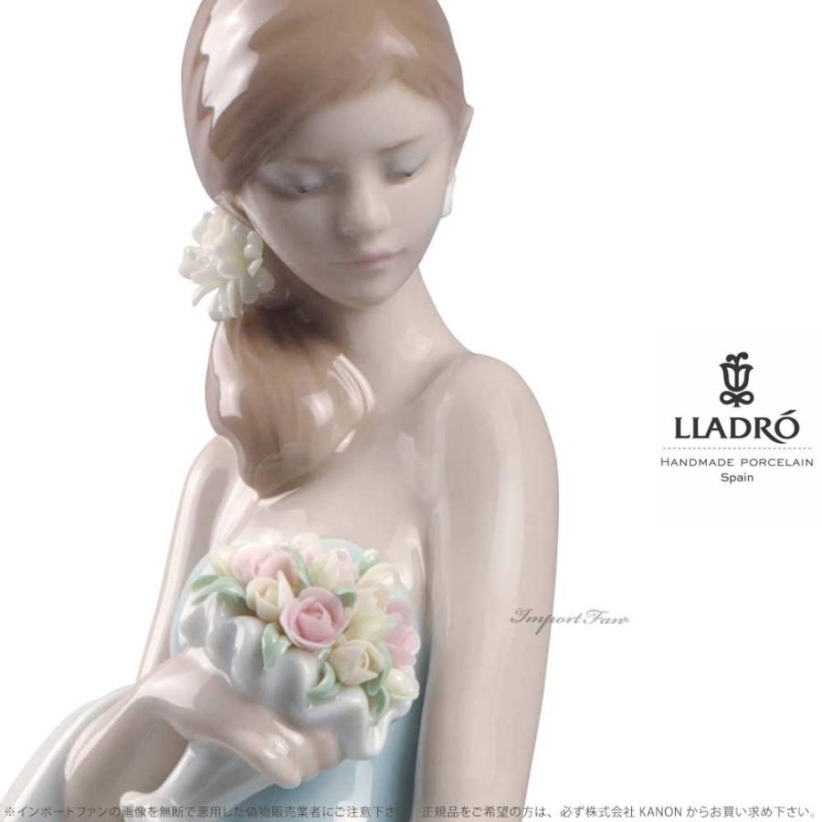 リヤドロ 特別な日 ドレス バラ ローズ 置物 01008784 LLADRO ギフト プレゼント  □の画像