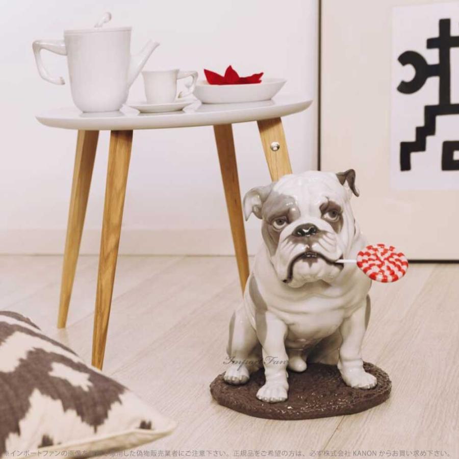 LLADRO（リヤドロ） ブルドッグとロリポップ 犬 ドッグ&キャンディー