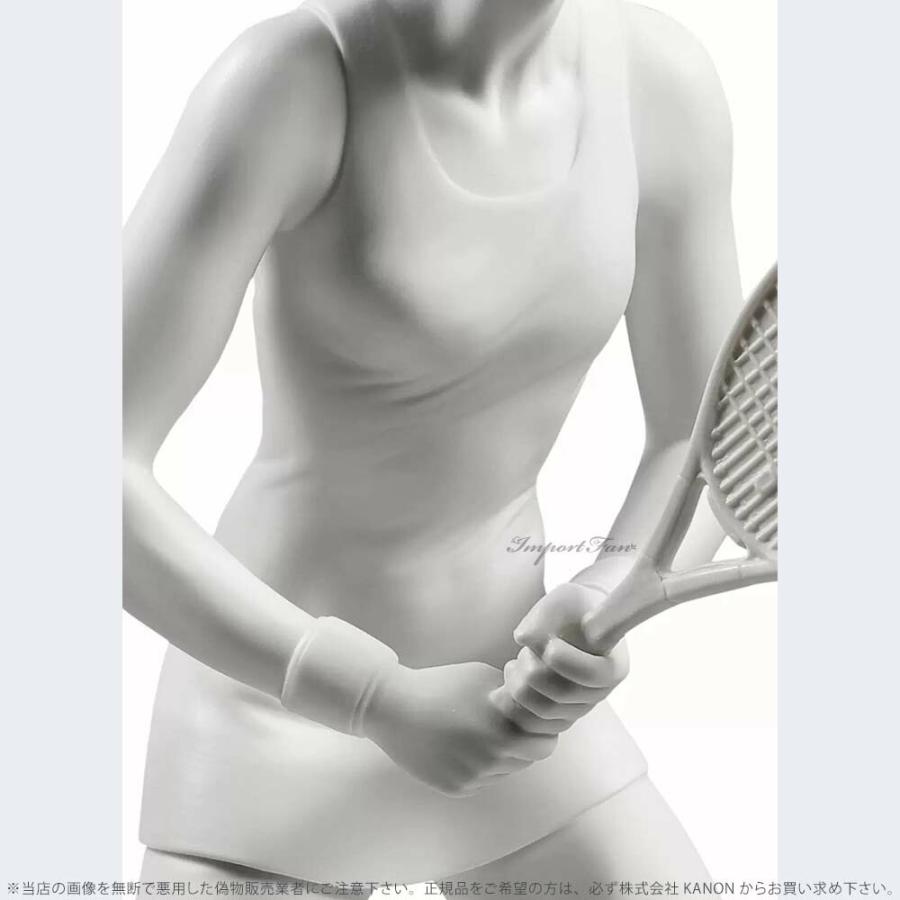 リヤドロ 女子 テニスプレイヤー マットホワイト 置物 01009282 LLADRO ギフト プレゼント  □の画像