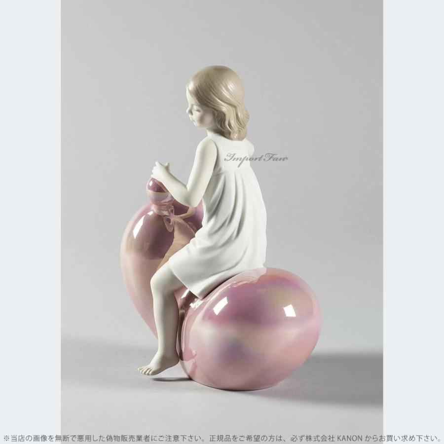 リヤドロ シーソーバルーン 少女 女の子 ピンク 01009367 LLADRO My Seesaw Balloon Girl Pink □の画像