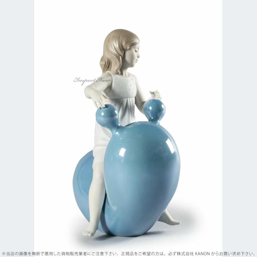 リヤドロ シーソーバルーン 少女 女の子 ブルー 01009368 LLADRO My Seesaw Balloon Girl Blue □の画像