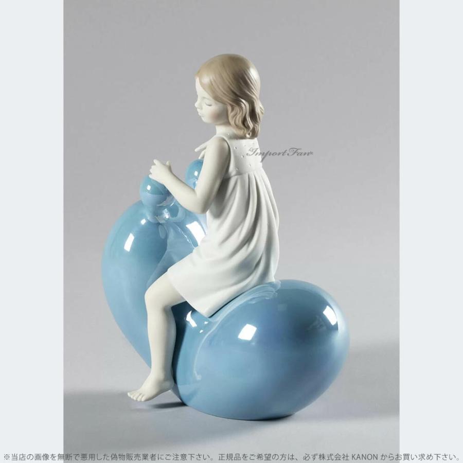 リヤドロ シーソーバルーン 少女 女の子 ブルー 01009368 LLADRO My Seesaw Balloon Girl Blue □の画像