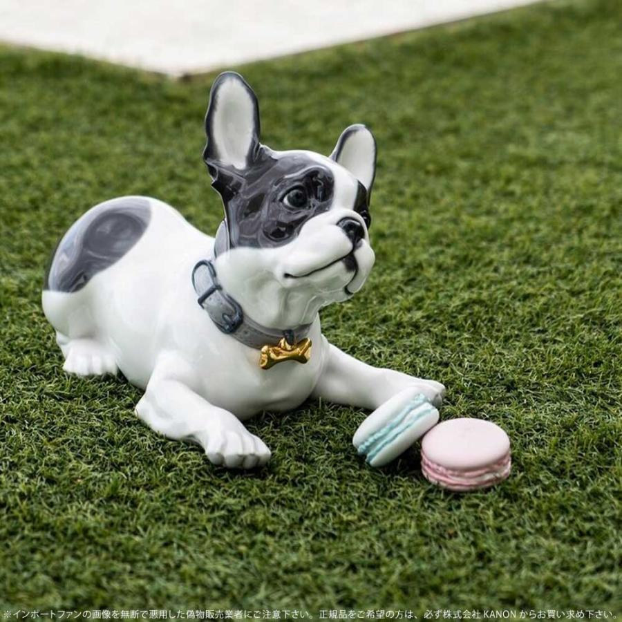 LLADRO リアドロのブルドッグとロリポップ