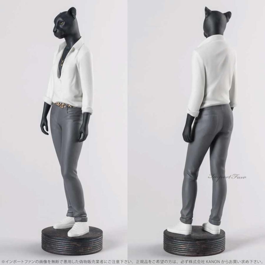 リヤドロ パンサーウーマン 豹 置物 01009428 LLADRO ギフト プレゼント  □の画像