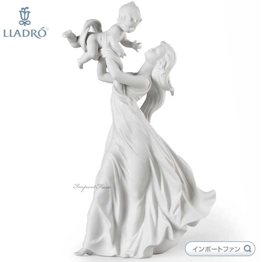 LLADRO リヤドロ 幸せの瞬間 マットホワイト 母親 赤ちゃん ベビー 