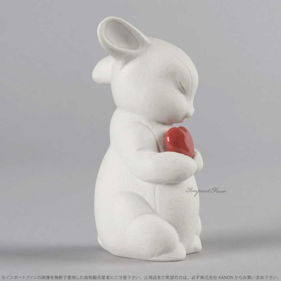 LLADRO リヤドロ パフィー 惜しまぬ愛 ウサギ 兎 ハート 置物 LLADRO リヤドロ パフィー 惜しまぬ愛 ウサギ 兎 ハート 置物
