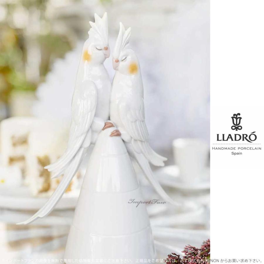 LLADRO リヤドロ 恋するオカメインコ 鳥 カップル 置物 01009447 LLADRO リヤドロ 恋するオカメインコ 鳥 カップル 置物 01009447
