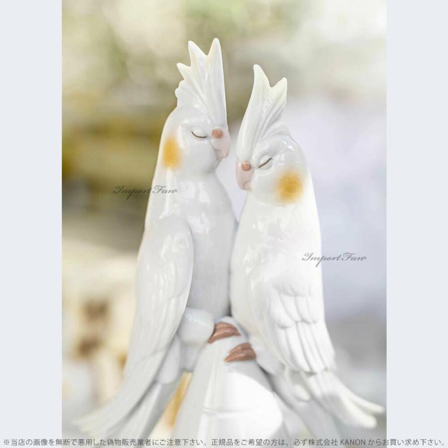 LLADRO リヤドロ 恋するオカメインコ 鳥 カップル 置物 01009447 LLADRO リヤドロ 恋するオカメインコ 鳥 カップル 置物 01009447